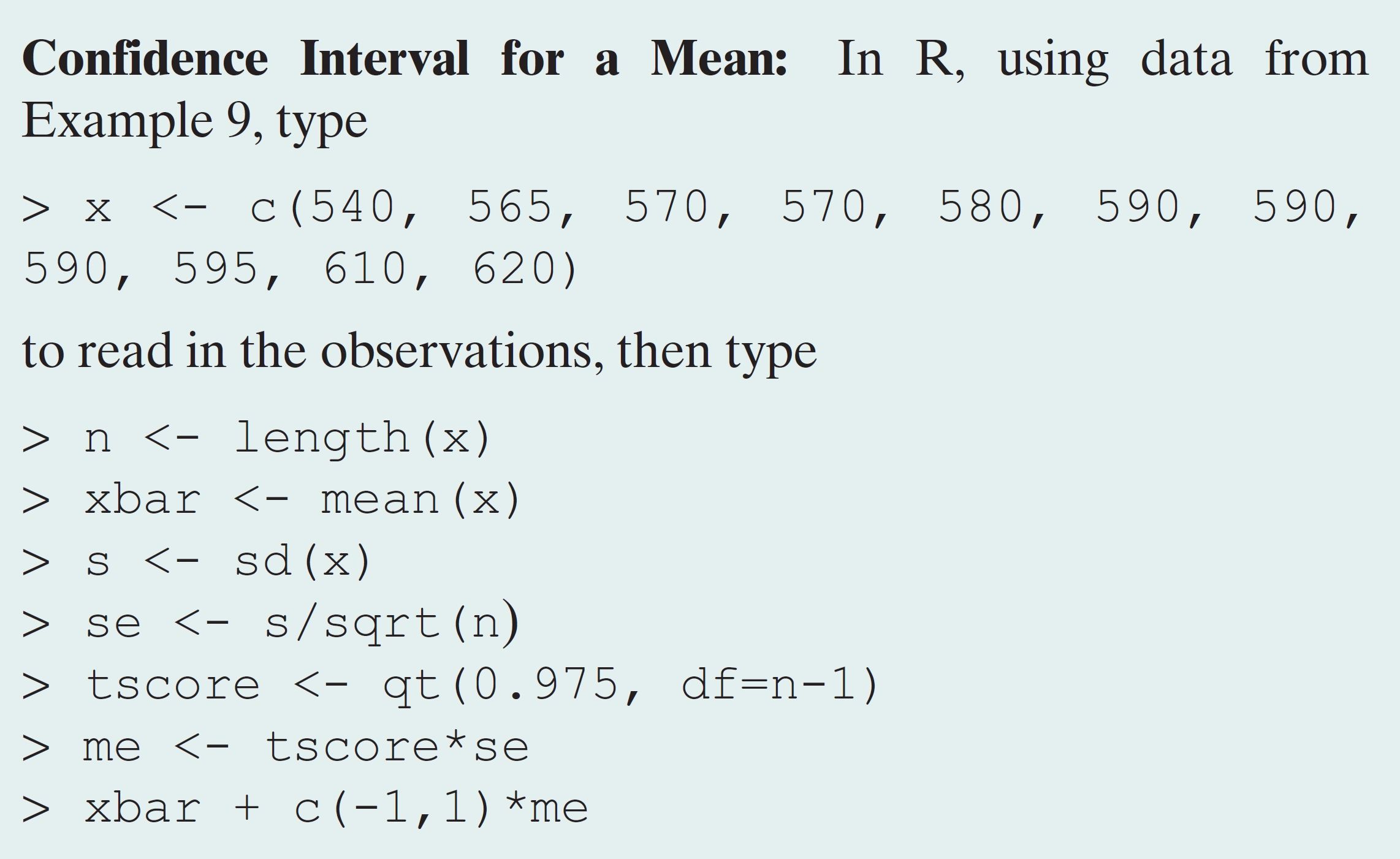 R Code